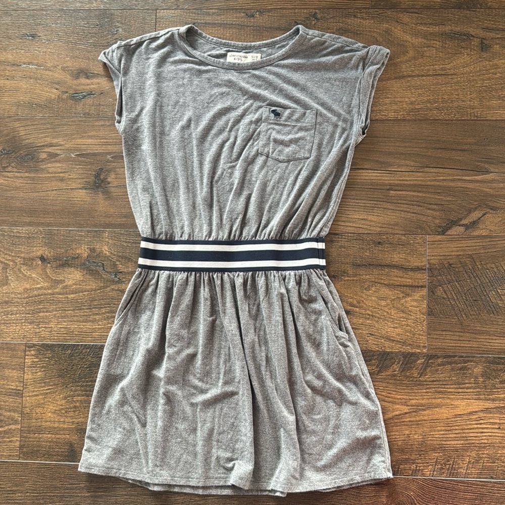 Abercrombie kids, grey knit dress girls size 11/12